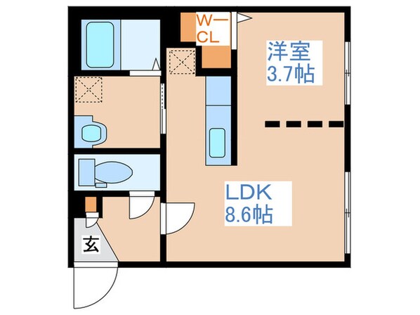 仮）セフィーロ旭町７丁目MSの物件間取画像